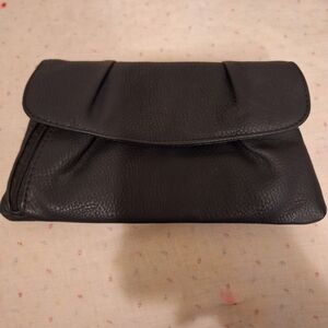 Small Black Wristlet Clutch Wallet Bag